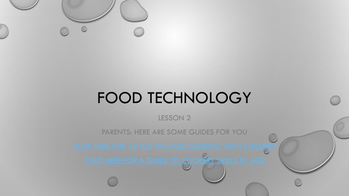 food technology