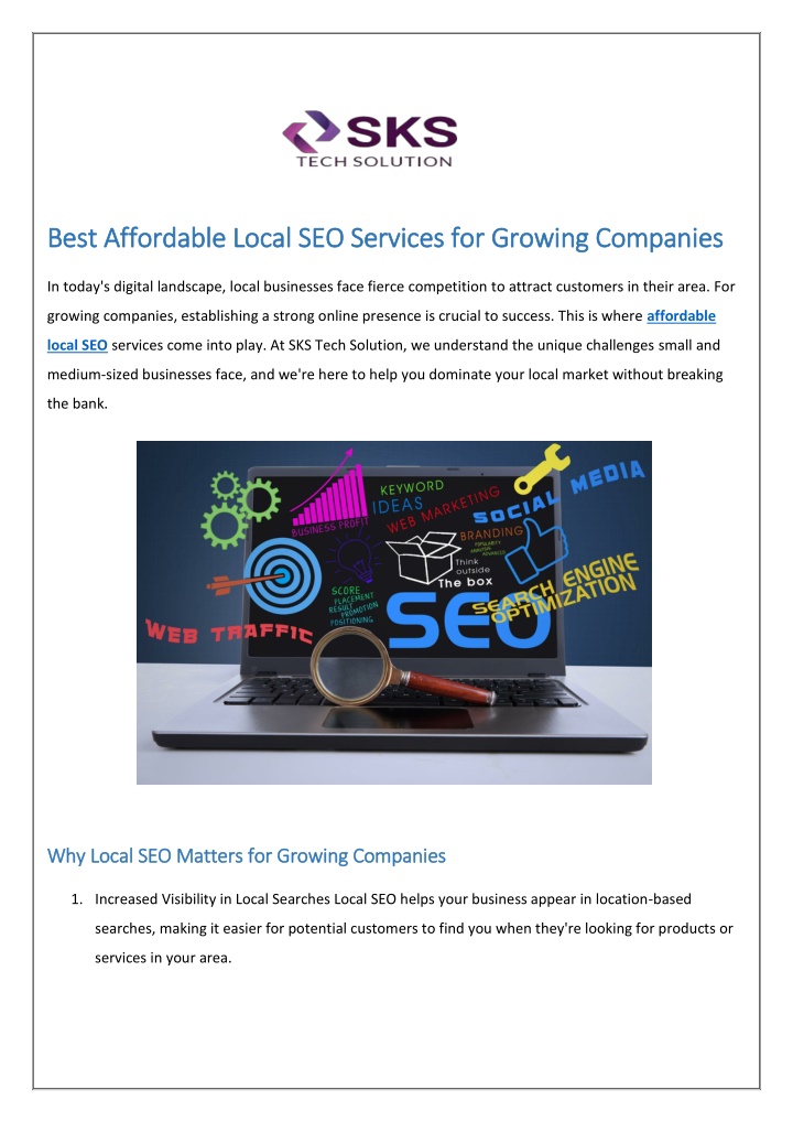 best affordable local seo services for growing