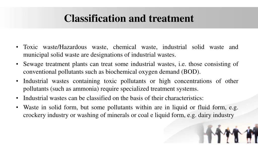 classification and treatment