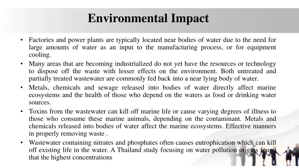 environmental impact