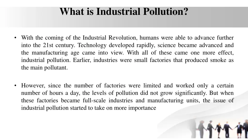 what is industrial pollution