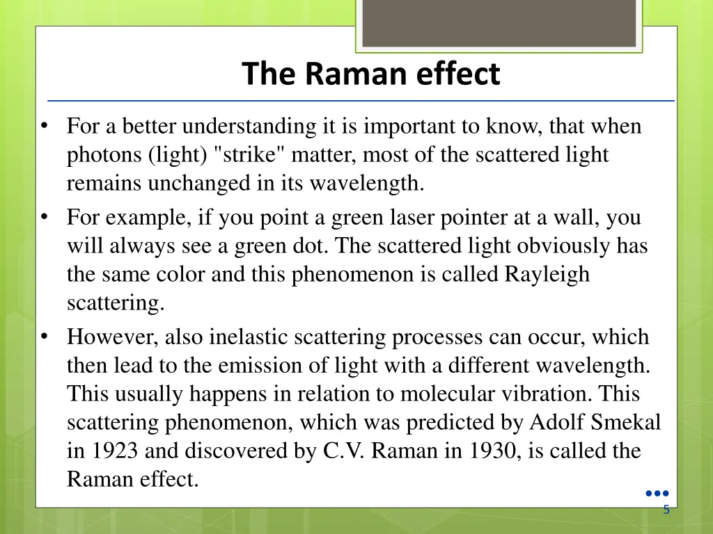 the raman effect