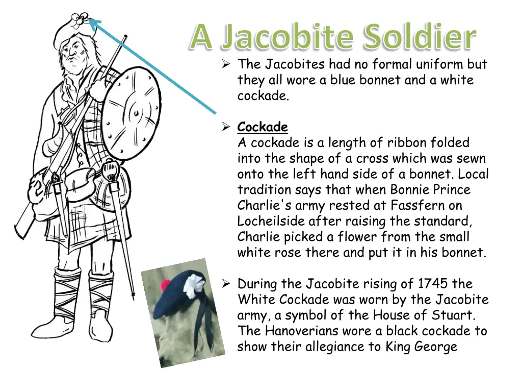 a jacobite soldier the jacobites had no formal