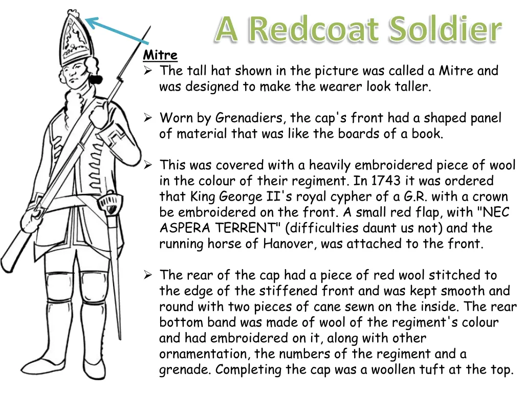 a redcoat soldier