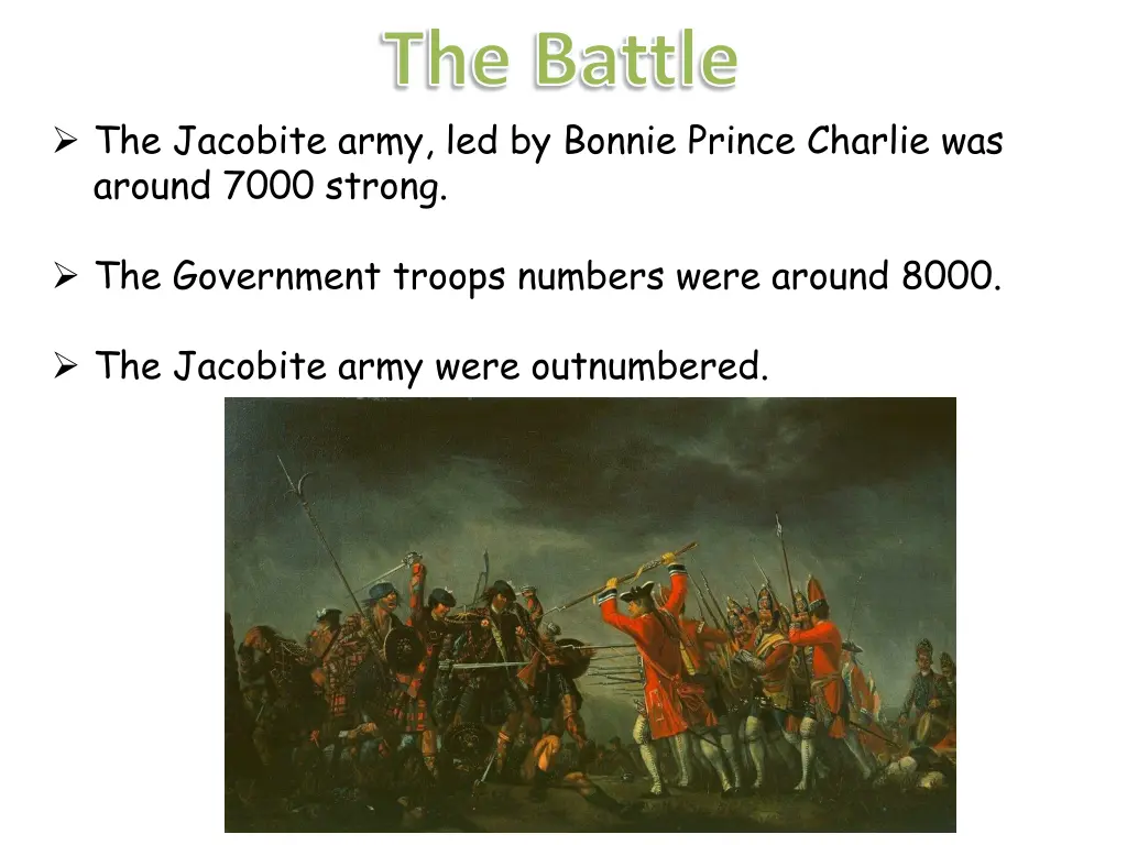 the battle