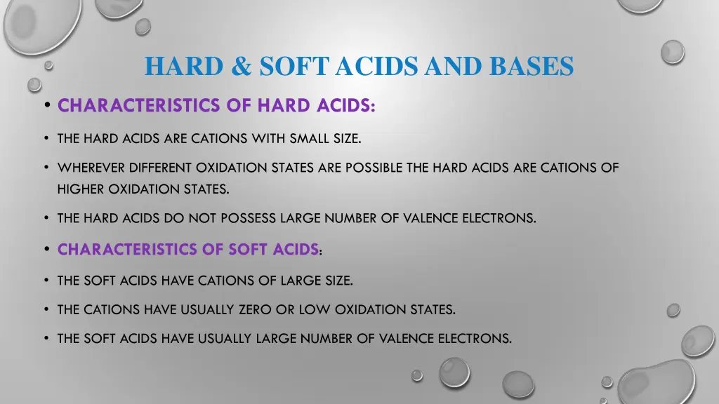 hard soft acids and bases