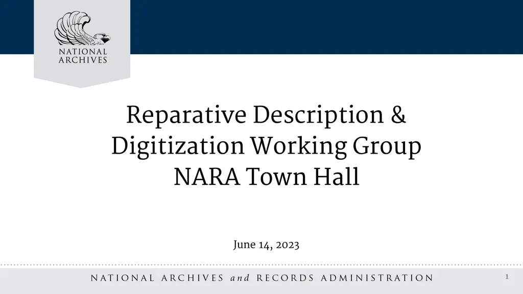 reparative description digitization working group