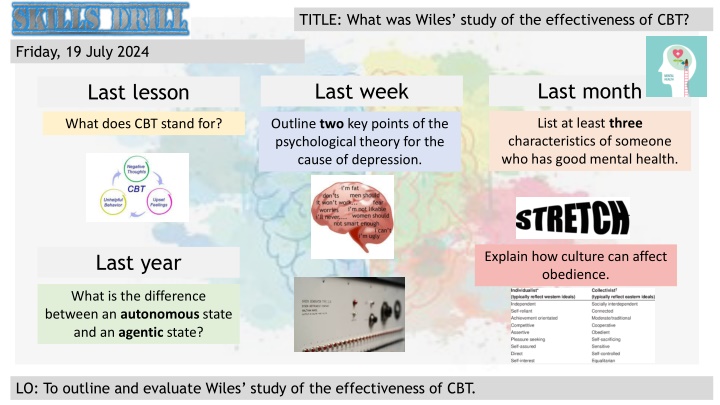 title what was wiles study of the effectiveness