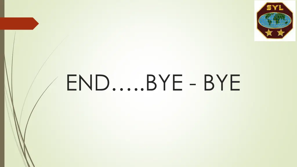 end bye bye