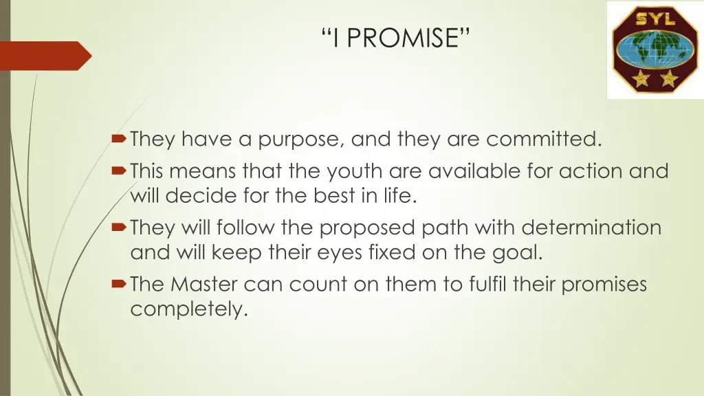 i promise 1