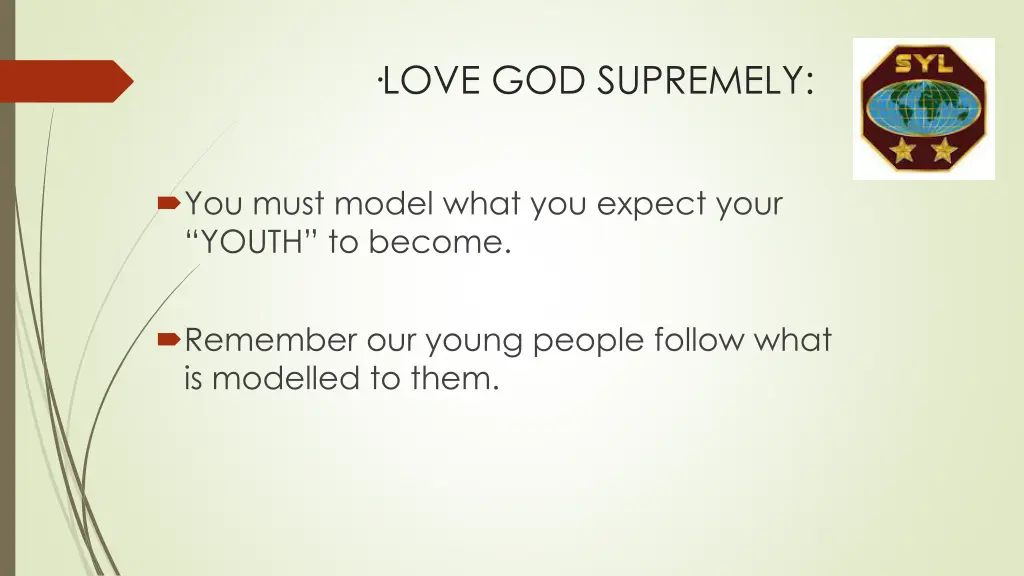 love god supremely