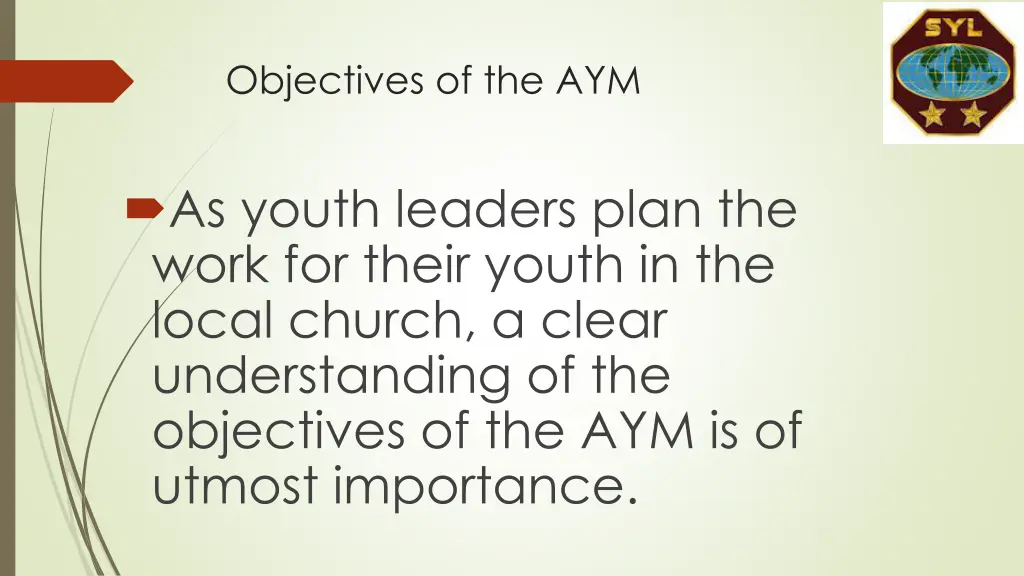 objectives of the aym