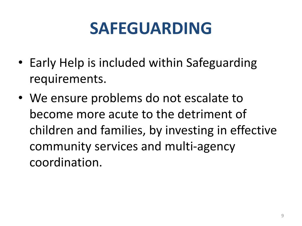 safeguarding