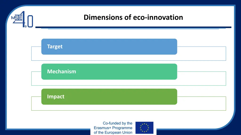 dimensions of eco innovation