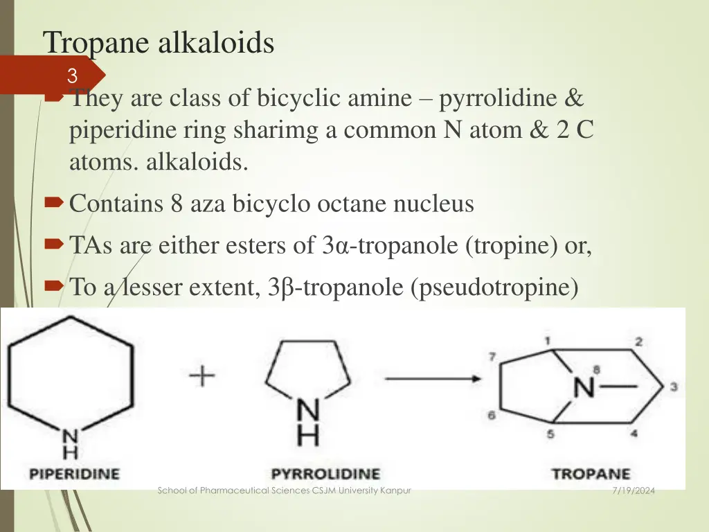 tropane alkaloids 3