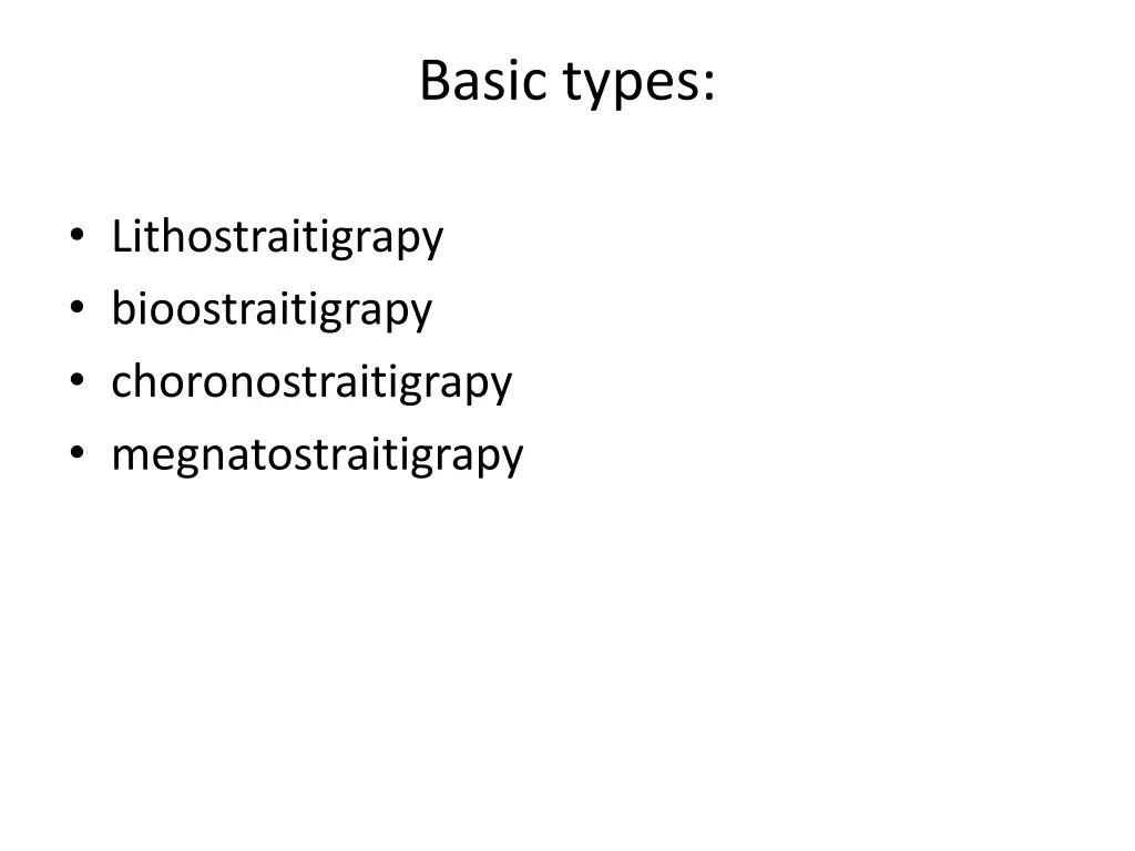 basic types