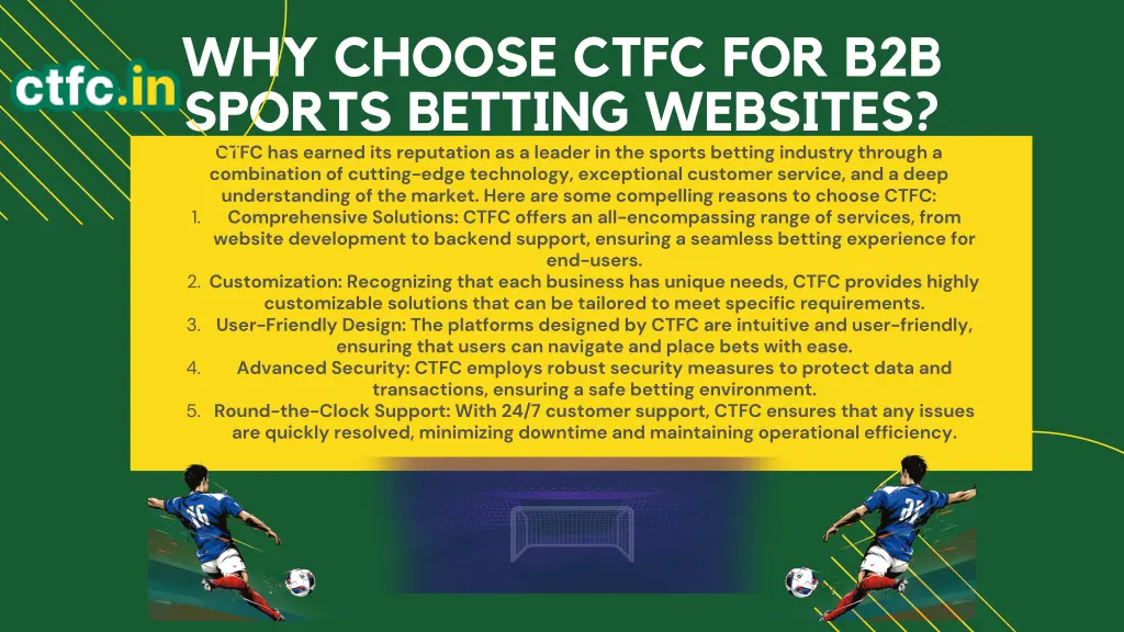 why choose ctfc for b2b sports betting websites