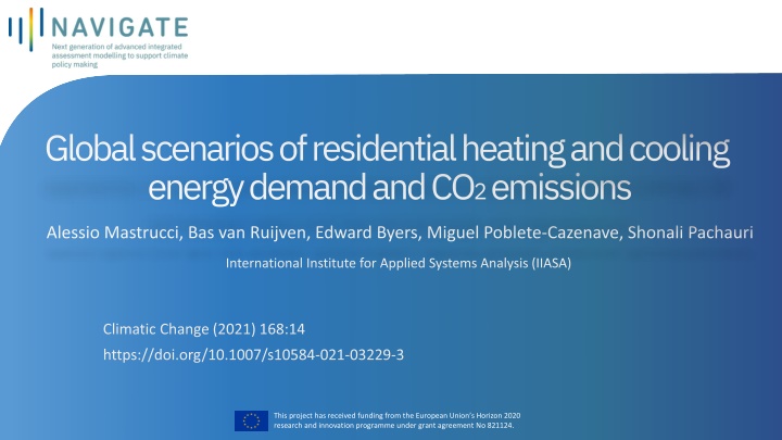 global scenarios of residential heating