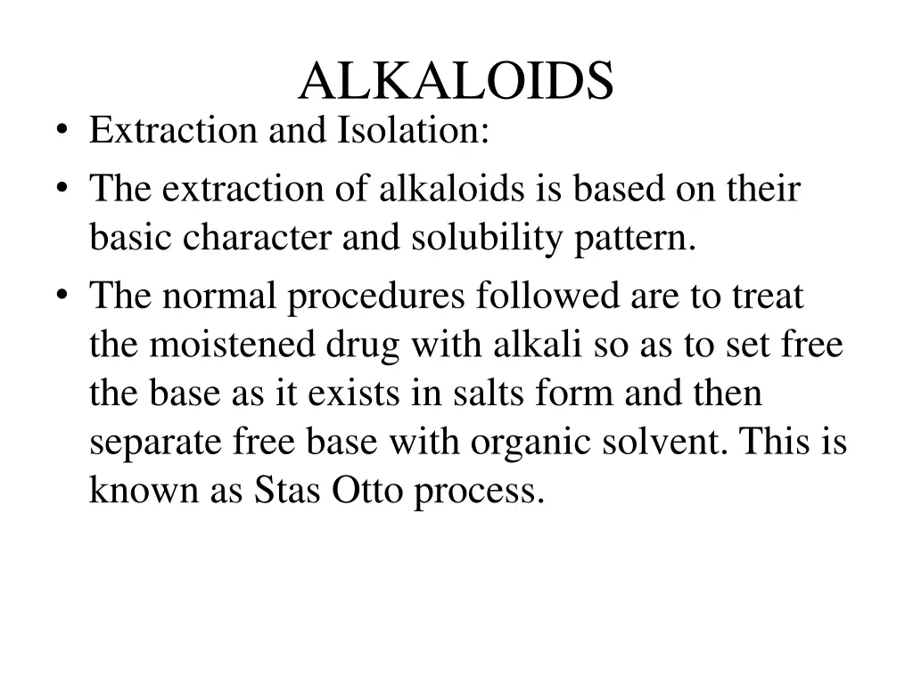 alkaloids