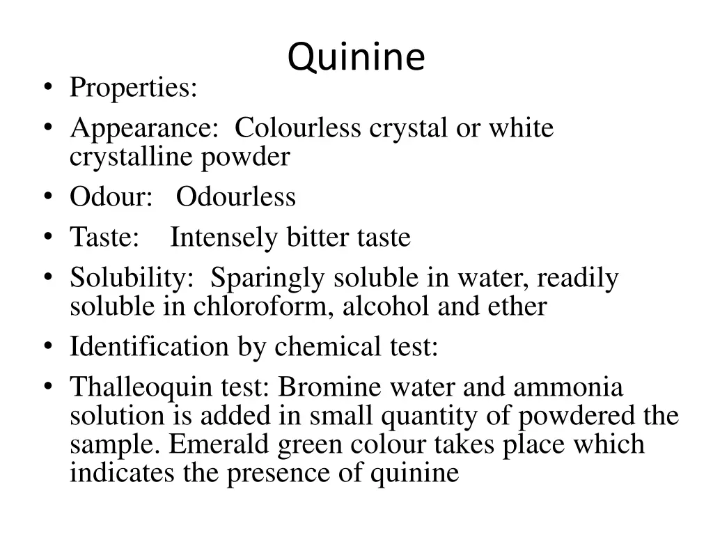 quinine 2