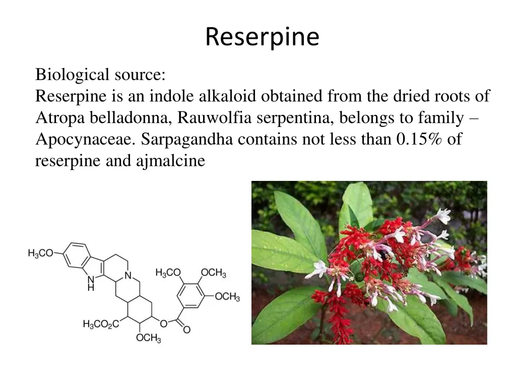 reserpine