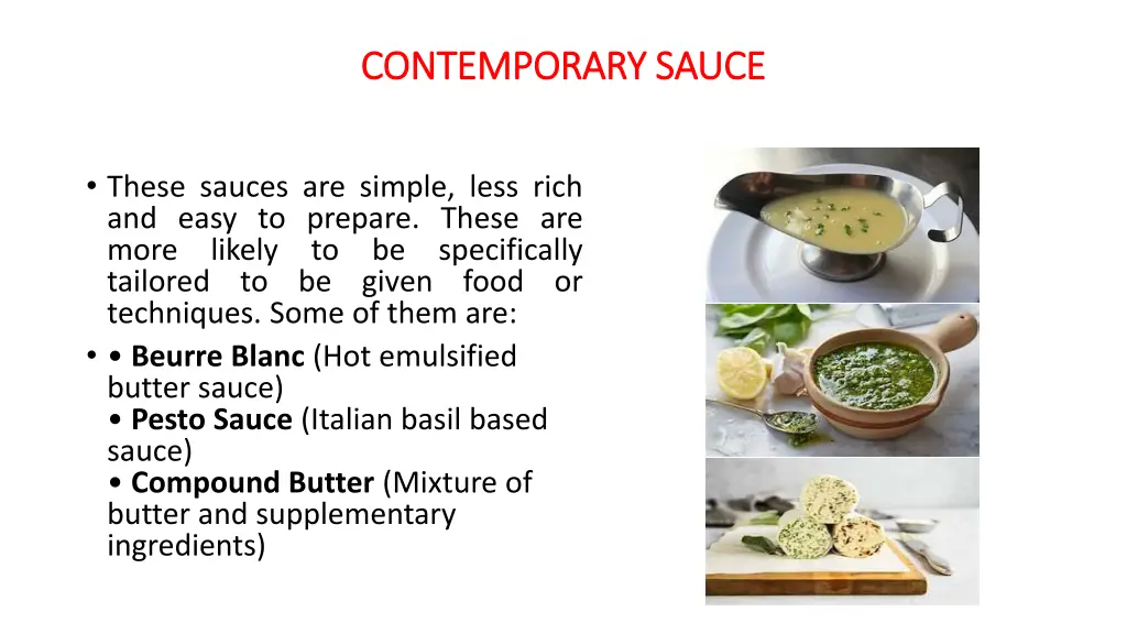 contemporary sauce contemporary sauce