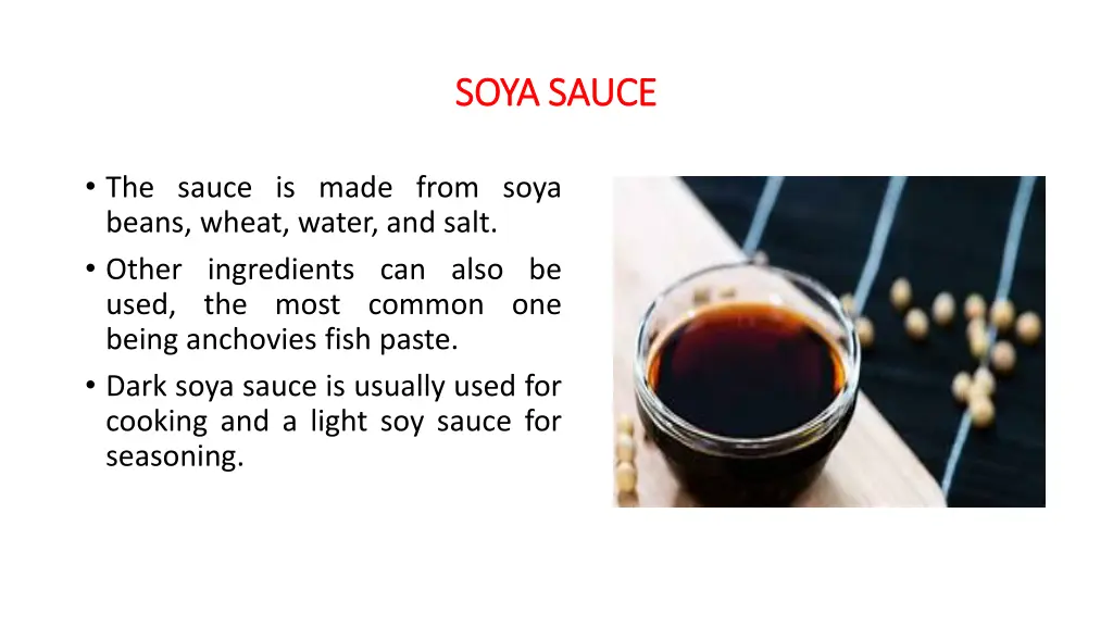 soya sauce soya sauce