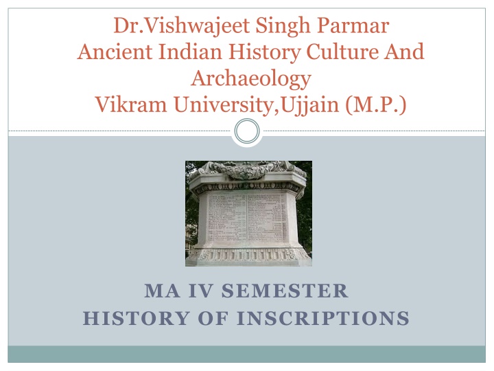 dr vishwajeet singh parmar ancient indian history