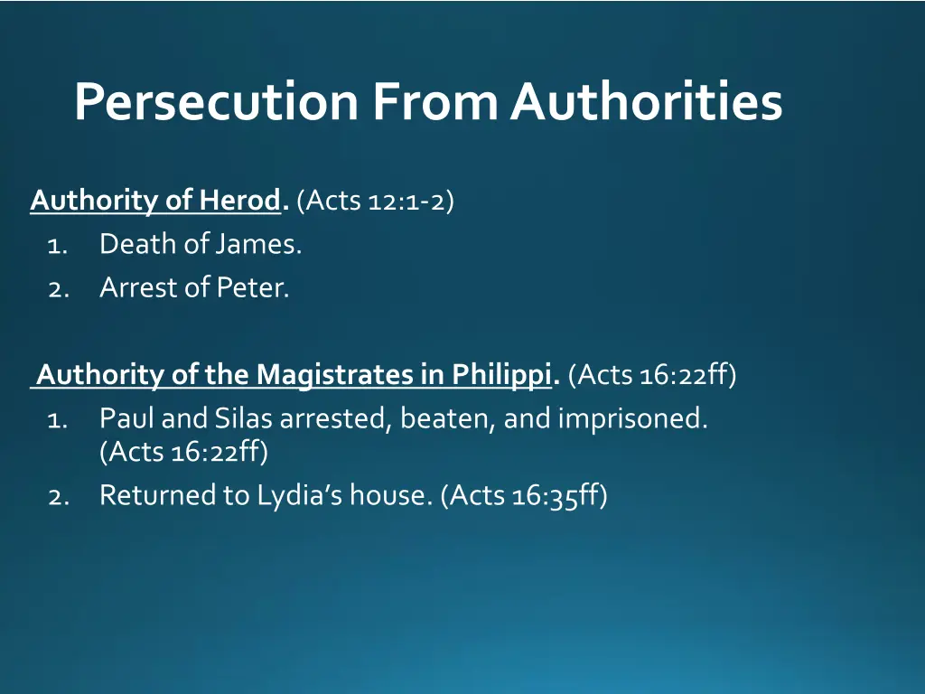 persecution from authorities 1