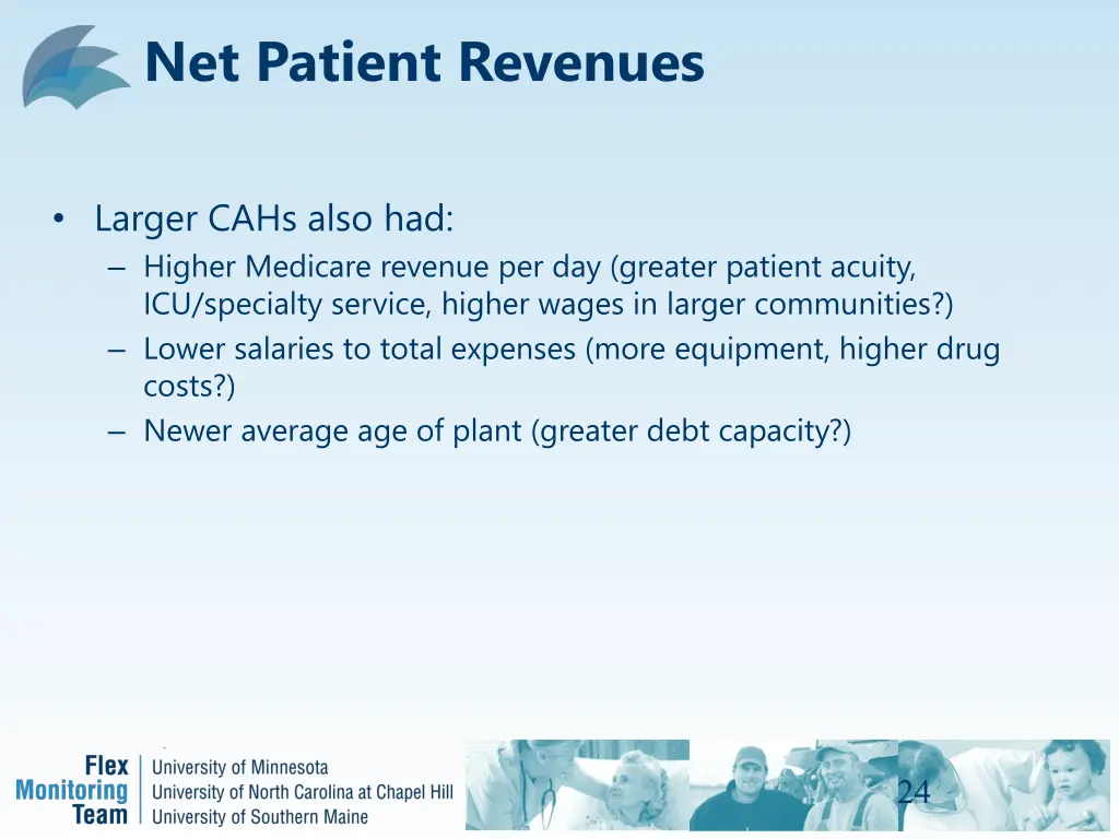 net patient revenues 1