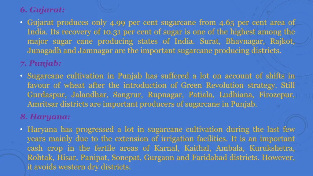 6 gujarat gujarat produces only 4 99 per cent