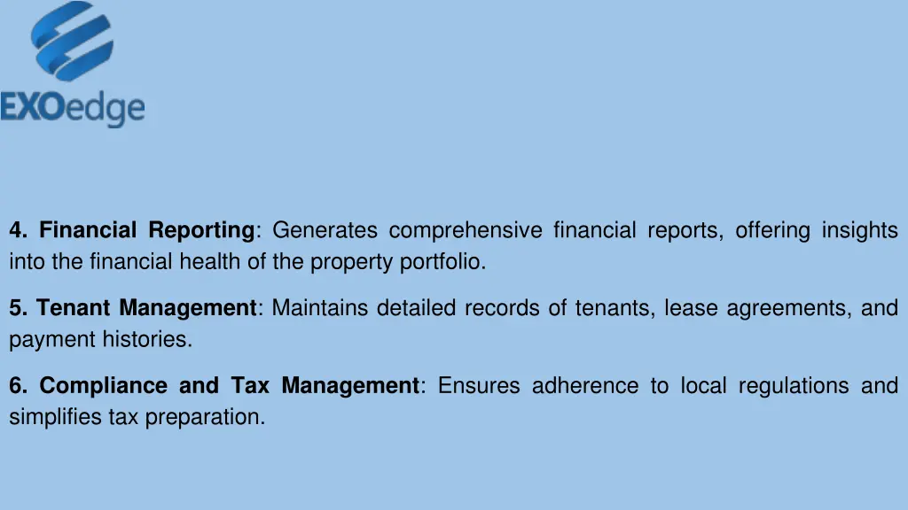 4 financial reporting generates comprehensive