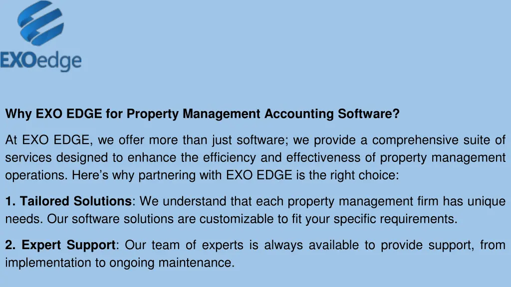 why exo edge for property management accounting