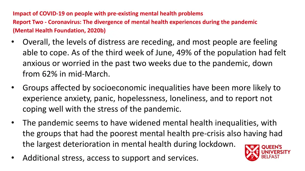 impact of covid 19 on people with pre existing