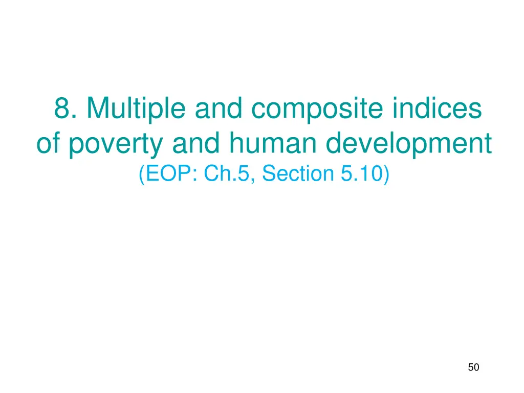 8 multiple and composite indices of poverty