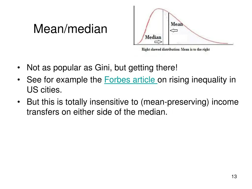 mean median