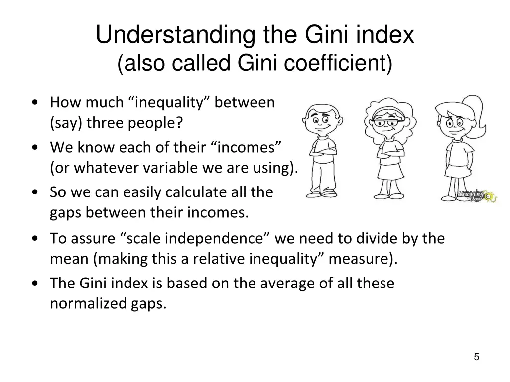 understanding the gini index also called gini