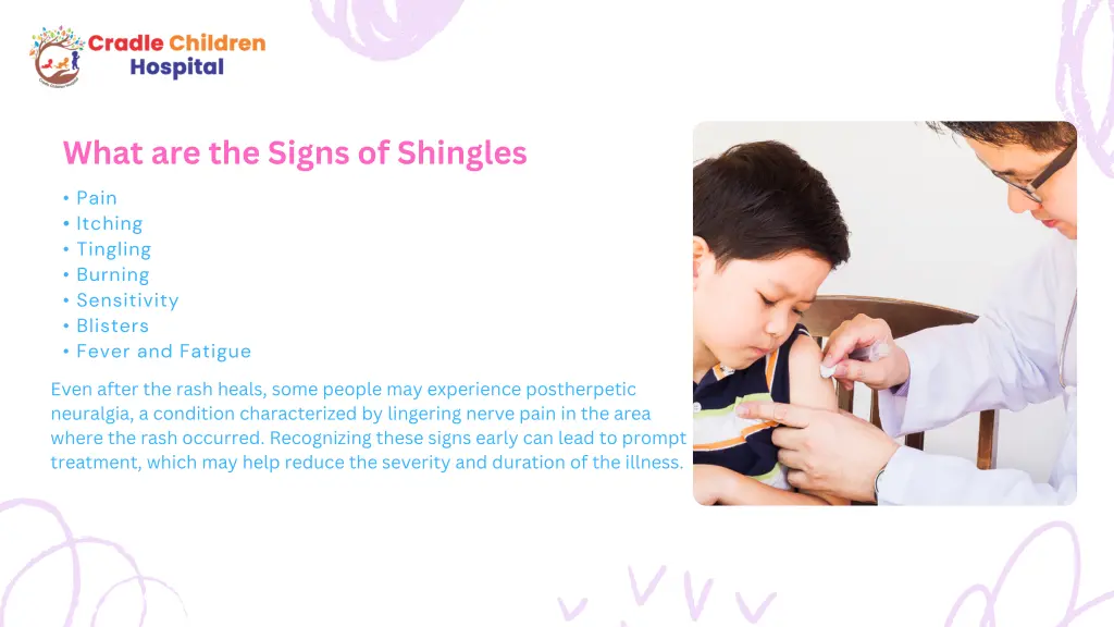 what are the signs of shingles what are the signs