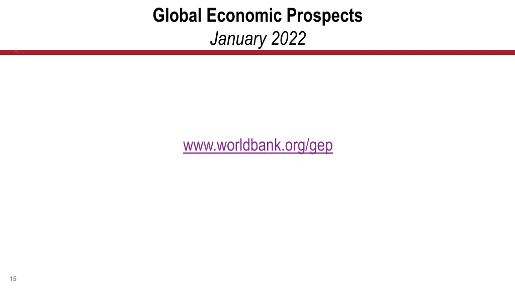 global economic prospects january 2022 3