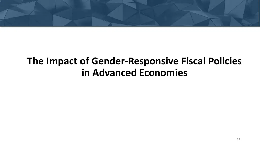 the impact of gender responsive fiscal policies 1