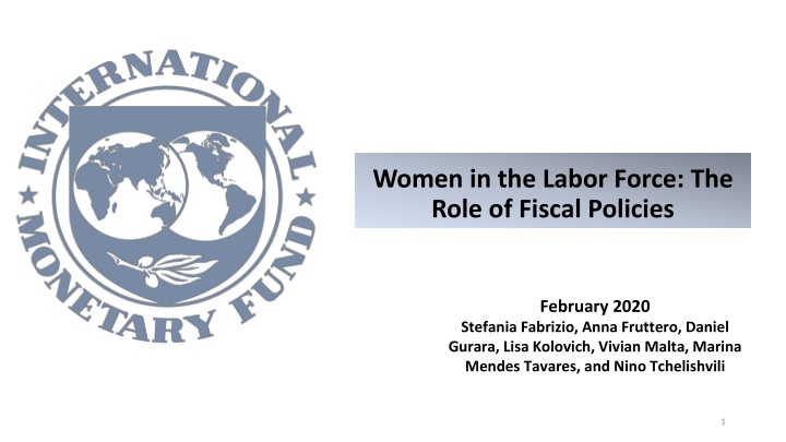 women in the labor force the role of fiscal