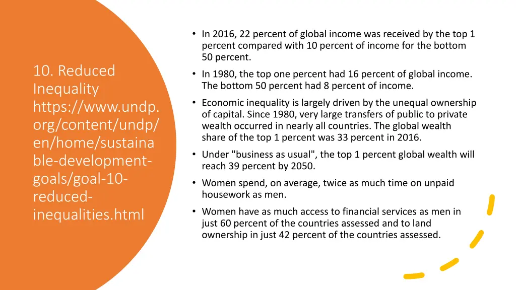 in 2016 22 percent of global income was received