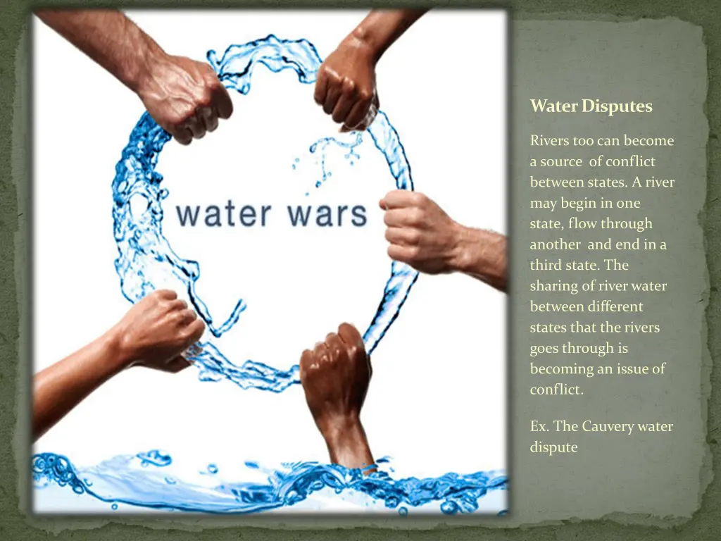 water disputes