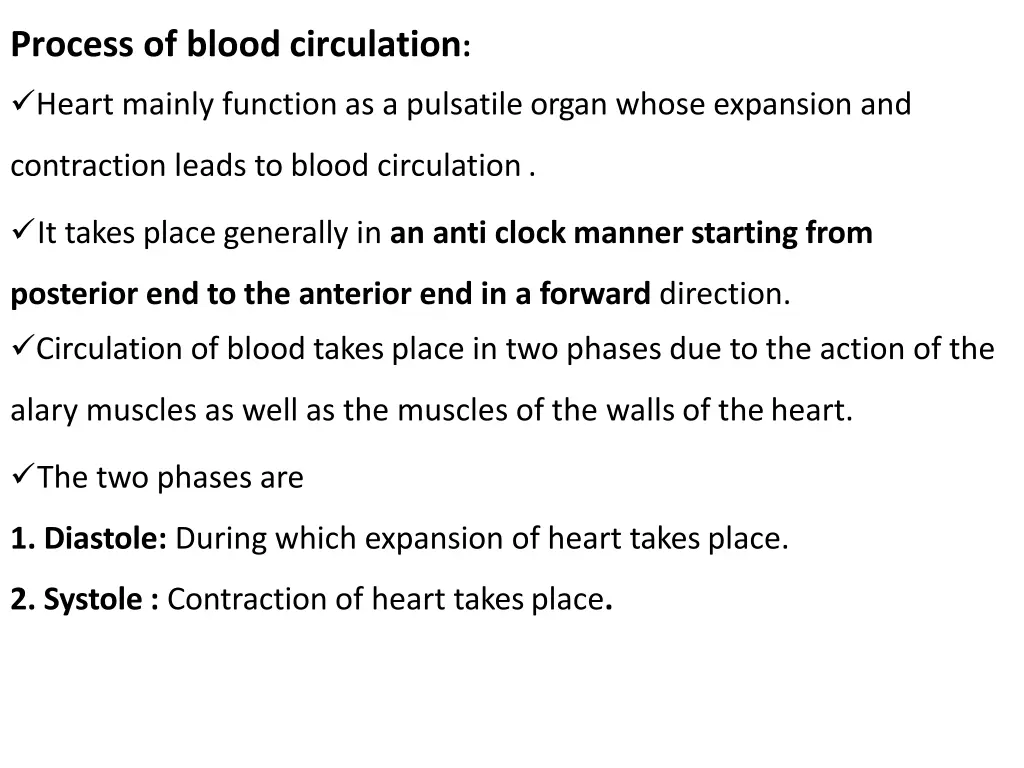 process of blood circulation