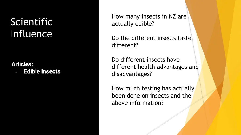 how many insects in nz are actually edible