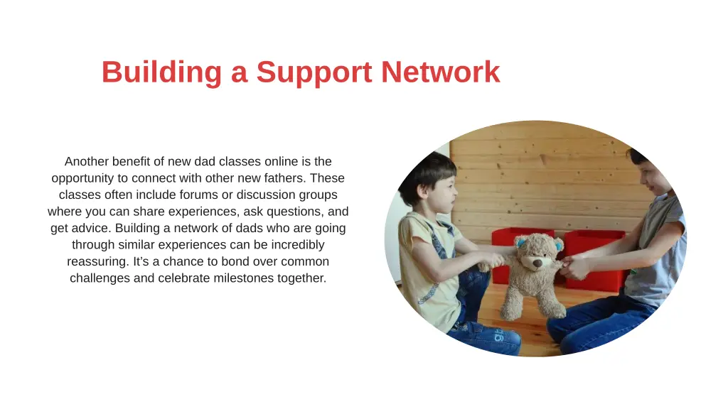 building a support network