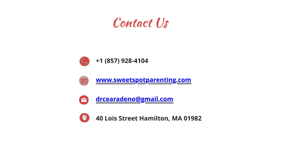 contact us