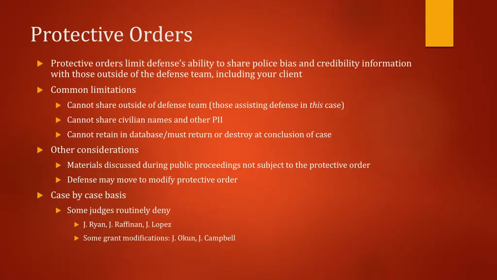 protective orders 1