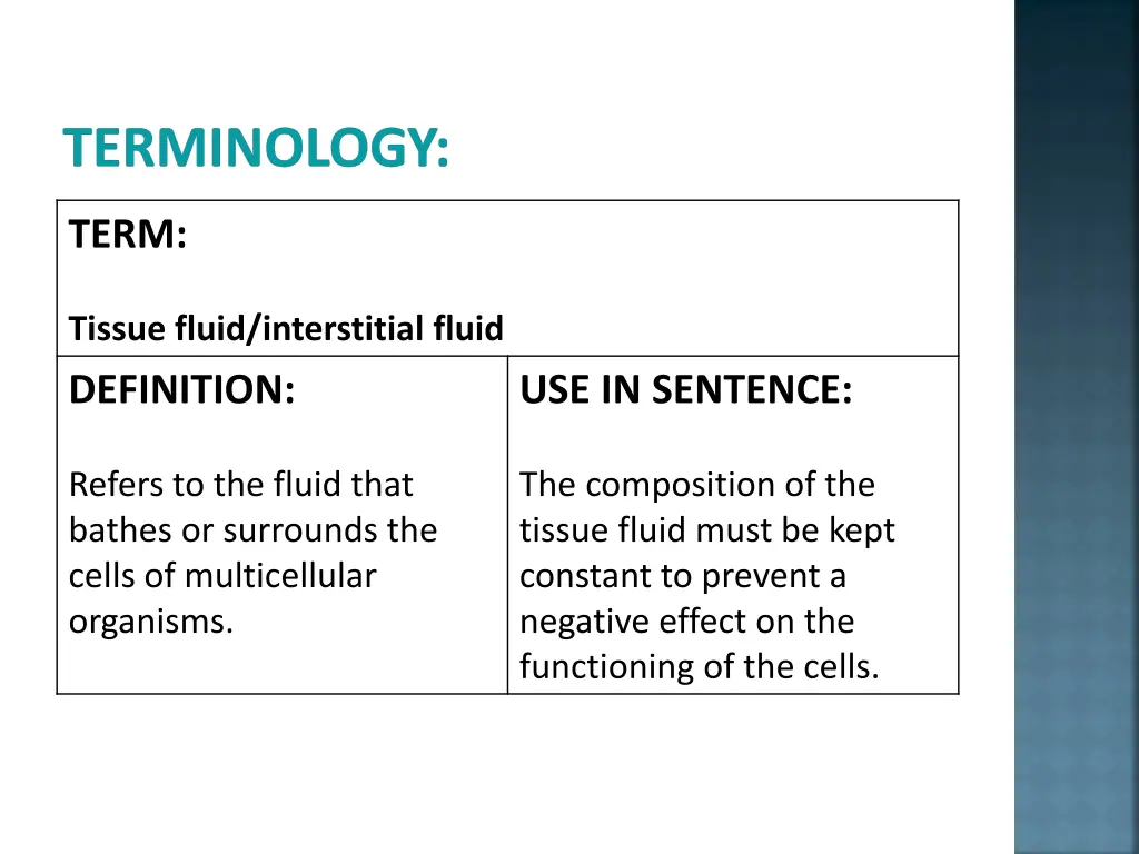 terminology 1