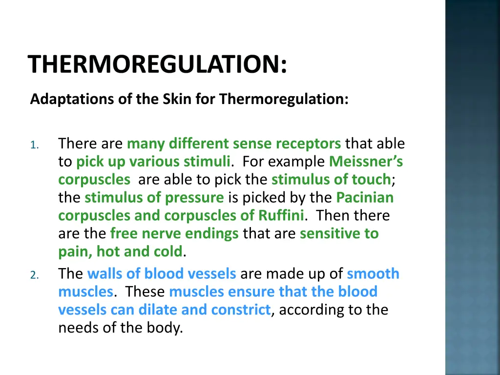 thermoregulation 6